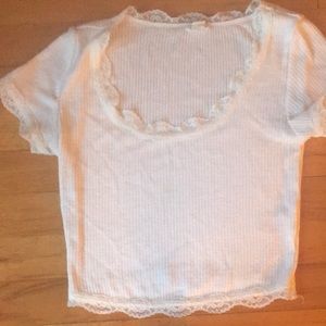 Off white stretchy shirt